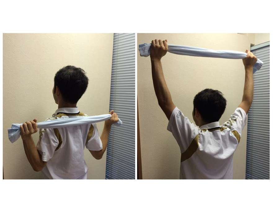 タオルを使ったラットプル